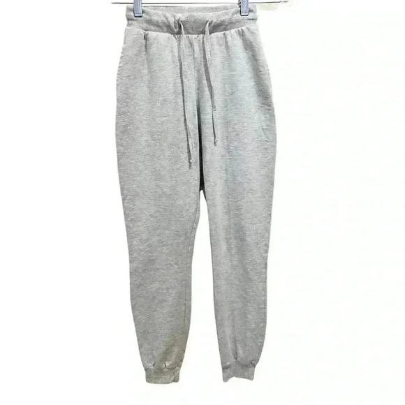 ASOS Drawstring Gray Cotton Sweatpants Joggers - Picture 1 of 7